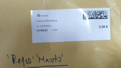 El remitente de la carta con una navaja para Maroto es un hombre que padece una enfermedad mental