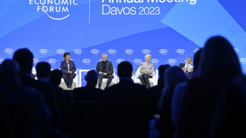 Conferencia del World Economic Forum, en Davos.