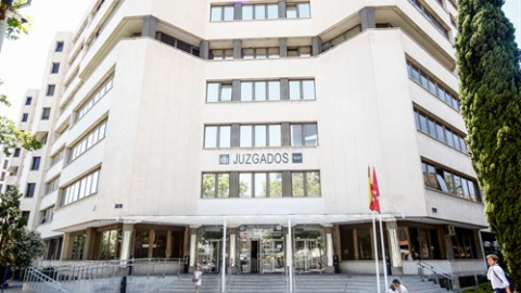 Imagen de los juzgados de instrucción ubicados en la Plaza de Castilla de Madrid