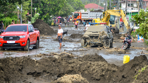 La isla de Batangas (Filipinas) tras el paso de la tormenta tropical Kristine, a 25 de octubre de 2024.