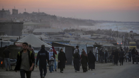 Desplazados palestinos