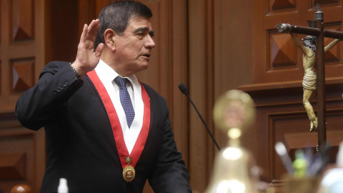 Fotografía cedida por el Congreso del Perú del excomandante de las Fuerzas Armadas de Perú José Williams Zapata