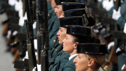 Actos conmemorativos por el 30 aniversario del ingreso de la mujer en la Guardia Civil. EFE