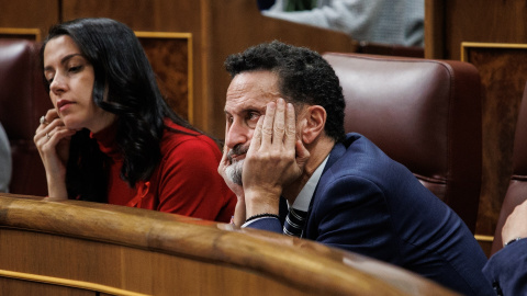 Edmundo Bal e Inés Arrimadas en el Congreso de los Diputados en una fotografía de archivo.