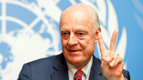 Fotografía de archivo del 18 de diciembre de 2018 que muestra a Staffan de Mistura.