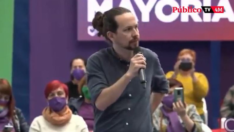 Iglesias critica a la Casa Real por no haber condenado la "violencia fascista" tras las amenazas de muerte recibidas