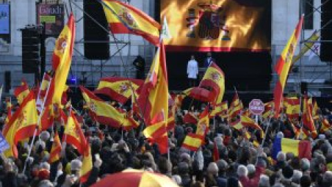 Vox, PP y Cs secundan una manifestación en Madrid contra Sánchez y "la deriva política que ha tomado España"