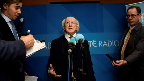 El candidato a la presidencia en Irlanda Michael D. Higgins - REUTERS/Clodagh Kilcoyne