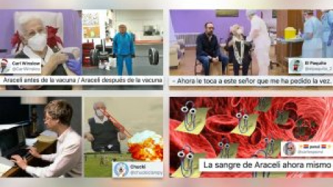 Los memes más descacharrantes sobre Araceli, la primera vacunada contra la covid-19 en España