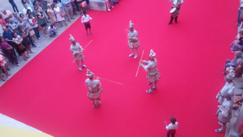 Un desfile de Els Tornejants. HÈCTOR SERRA