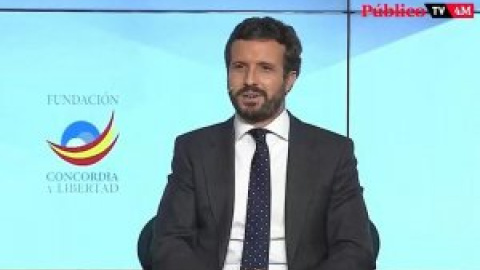 Pablo Casado apela a "salir de la radicalidad" tras recibir Reyes Maroto una navaja aparentemente ensangrentada