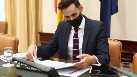 El secretario de Estado de Seguridad, Rafael Pérez, durante su comparecencia en la Comisión de Interior en el Congreso de los Diputados, en Madrid (España), a 30 de septiembre de 2020.