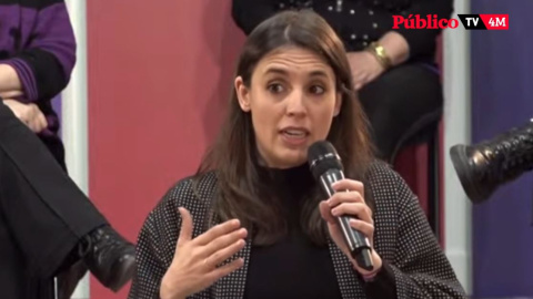 Irene Montero: "Para Ayuso la libertad es no encontrarte con tu expareja"