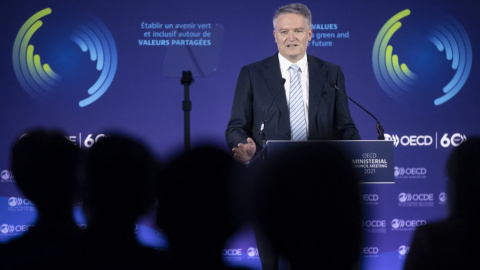 Mathias Cormann,  jefe de la Organizacin para la Cooperacin y el Desarrollo Econmicos . Foto de archivo