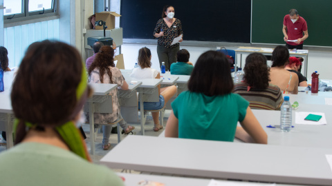 Aula. Foto de archivo.