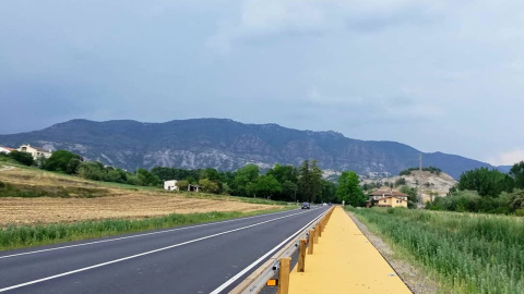 Un carril bici a Osona. OSONA AMB BICI