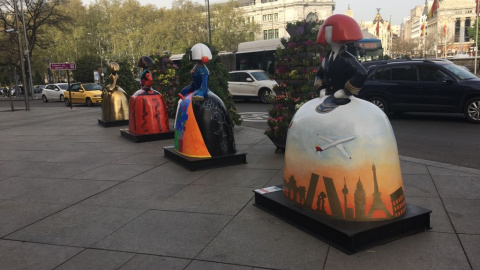 Grupo de meninas con diferentes diseños - Foto cedida por el Ayuntamiento de Madrid