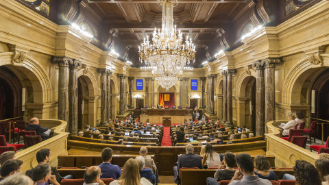 Plano general del Parlament de Catalunya. EUROPA PRESS