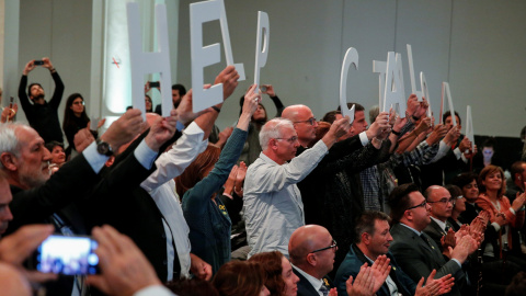 Acto de los 200 alcaldes independentista que han viajado a Catalunya / REUTERS