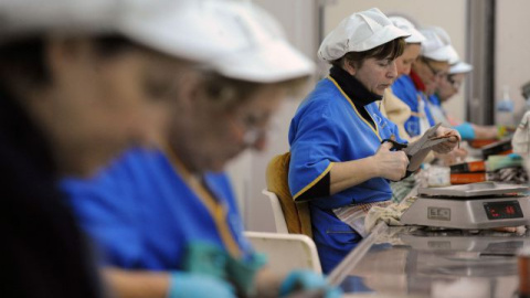 Mujeres trabajadoras. ARCHIVO