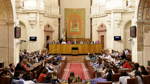 Imagen del Pleno andaluz. /Parlamento de Andalucía