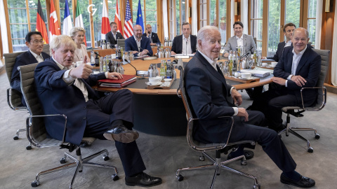 Reunión de los líderes del G7. Paul Chiasson/Canadian Press via ZUMA Press/dpa.