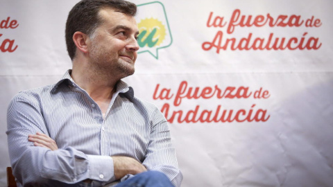 El coordinador regional de IU, Antonio Maíllo. EFE