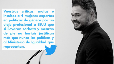 El portavoz de ERC en el Congreso, Gabriel Rufián. —  Marta Fernández