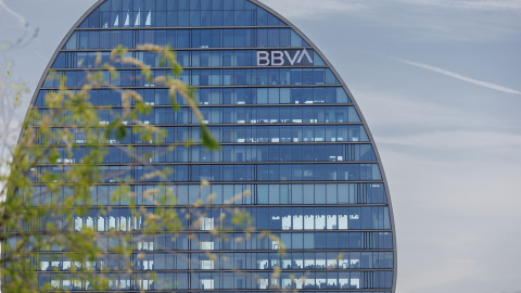 Vista de la Ciudad del BBVA, la sede corporativa del banco en la zona norte de Madrid. EP./Eduardo Parra