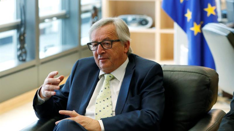 El presidente de la Comisión Europea, Jean-Claude Juncker, tras conocerse los resultados del referéndum en Reino Unido. EFE/Francois Lenoir / Pool