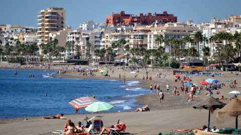 Playa de la localidad malagueña de Estepona. E.P.