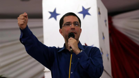 El ministro de Asuntos Exteriores de Venezuela, Jorge Arreaza, en una reciente imagen. | EFE