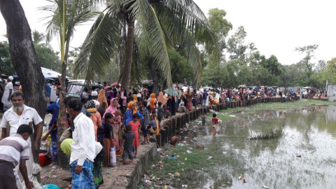 Más de 146.000 personas han llegado a Bangladesh en los últimos días escapando de la violencia el estado de Rakhine, en Myanmar. MSF