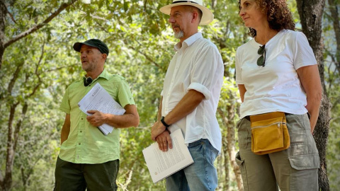 Algunos vecinos de la comarca de La Vera hablan sobre el proyecto de la asociación Albura.