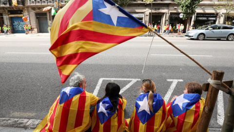 El Día Nacional ha estado llena de actos, pero el más destacable ha sido la manifestación en favor del ejercicio del derecho de autodeterminación en Catalunya, en el centro de Barcelona, convocada por entidades de la sociedad civil / REUTERS