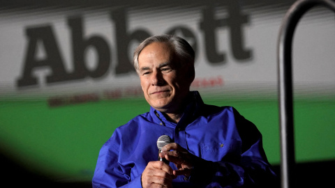 El gobernador de Texas, Greg Abbott, a 29 de enero de 2022.