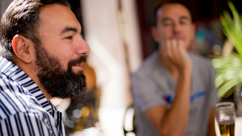 Rober Bodegas y Alberto Casado. / FOTO: CHRISTIAN GONZÁLEZ