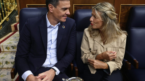 Dominio Público - La primavera trompetera de Pedro Sánchez y Yolanda Díaz