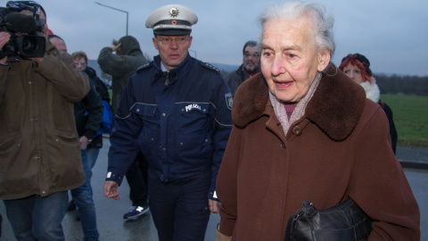 Ursula Haverbeck, en una fotografía de febrero de 2016. - AFP