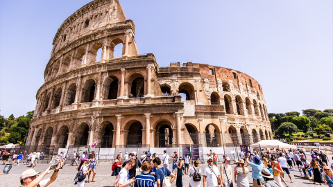 14/07/2023 - El Coliseo durante el Hankook Rome ePrix 2023, décima reunión del Campeonato Mundial de Fórmula E ABB FIA 2022-23, del 14 al 16 de julio de 2023, en Roma, Italia.