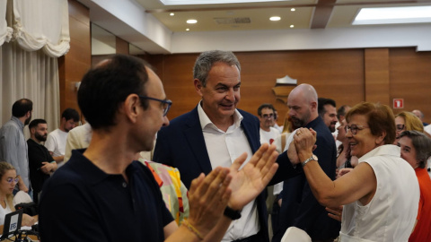 Zapatero en Salamanca en la campaña de Pedro Sánchez