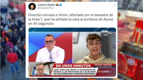 Imagen de un tuit de Eduardo Rubiño. — Twitter