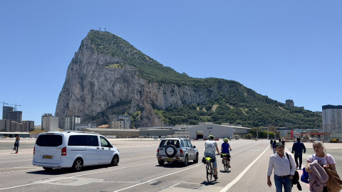 El peñón de Gibraltar, en una imagen de archivo tomada el 5 de mayo de 2022