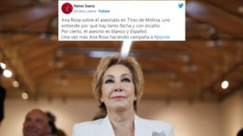 Ana Rosa Quintana difunde el bulo racista de Vox y Desokupa para culpar a los migrantes de un asesinato