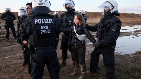 Greta Thunberg este martes en Lützerath / Wolfgang Rattay / Reuters