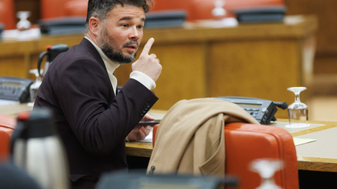 Gabriel Rufián, en el Congreso de los Diputados, a 14 de febrero de 2023.- EP