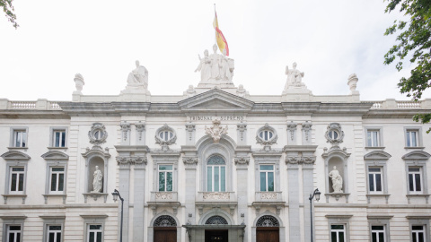 Fachada del Tribunal Supremo, a 22 de mayo de 2023, en Madrid.