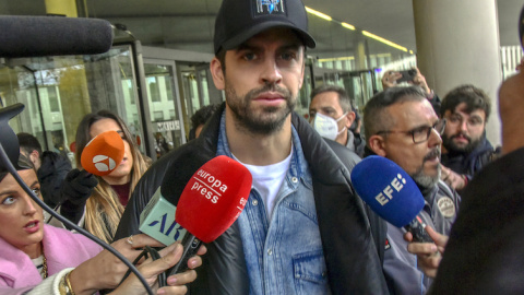 Gerard Piqué saliendo de los juzgados en Barcelona, a 1 de diciembre de 2022.- EP