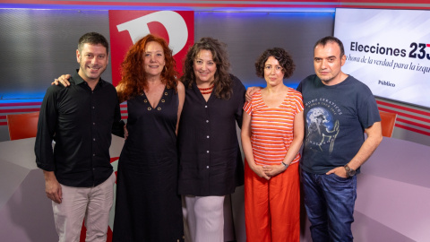 Sato Díaz, Cristina Fallarás, Noelia Adanez, David Torres y Virgina P. Alonso