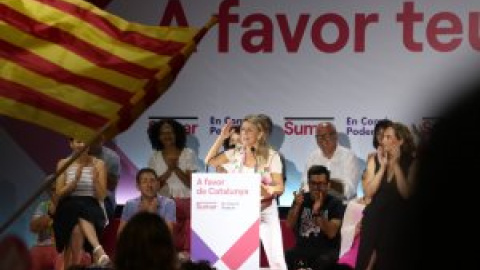 Díaz demana als catalans un suport massiu a Sumar per defensar el "diàleg" i la llengua